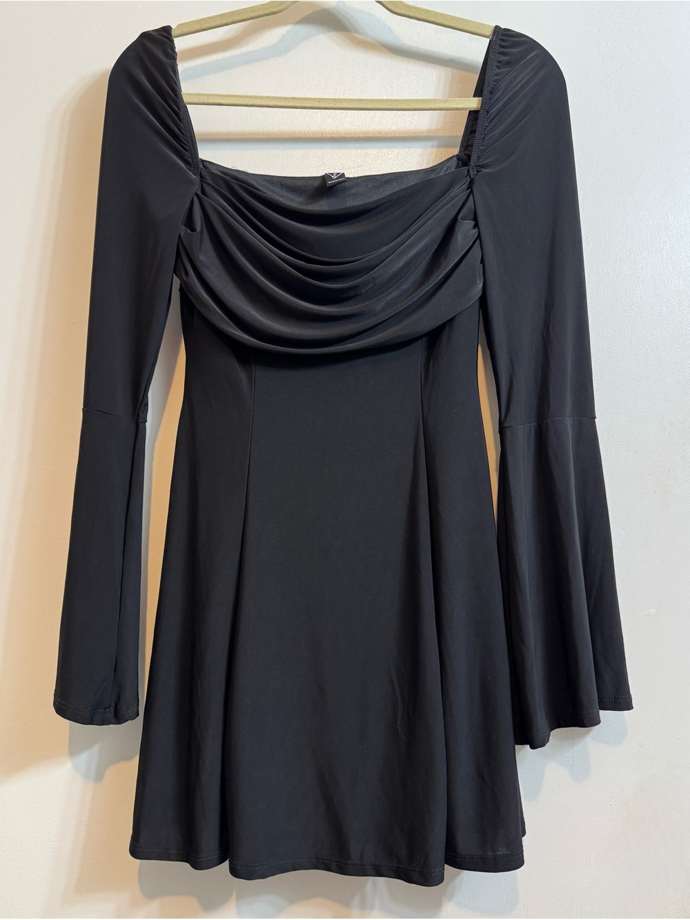 Windsor Bell-Sleeved Mini Dress M
